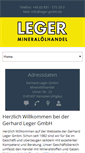 Mobile Screenshot of leger-gmbh.de
